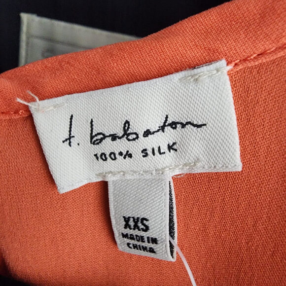 Babaton Aritzia Coral Silk Mini Dress Size XXS - Picture 10 of 11